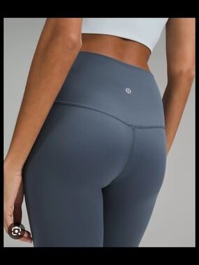 lululemon athletica High-Rise Leggings - Grey Blue